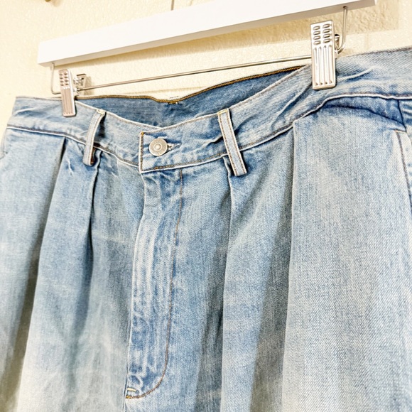 Denimist blair double pleated jeans jinx blue revolve shopbop $345 MSRP size 31 - Picture 7 of 9